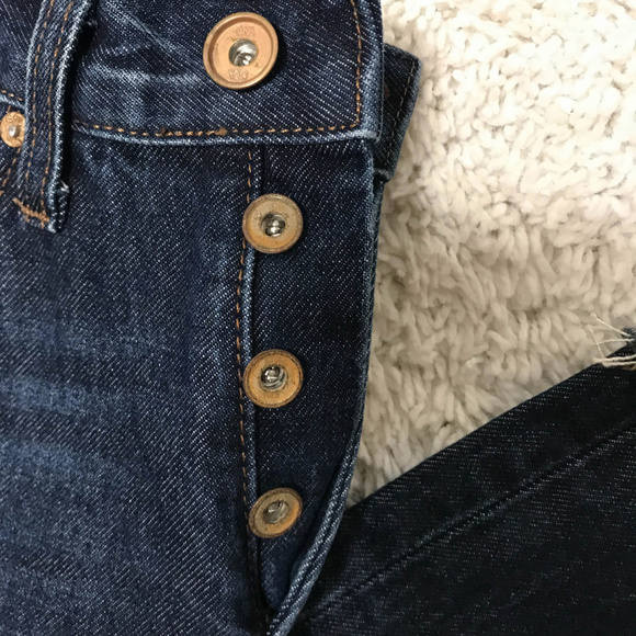 Raw edge finish legs vintage style patches - Picture 4 of 6